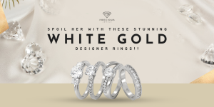 White Gold designer rings