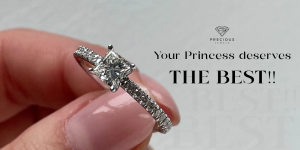 princess cut engagement Ring