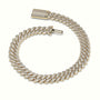 8Mm Diamond Cuban Link Bracelet — Yellow Gold