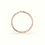 Classic Round Cut Diamond Eternity Ring — Rose Gold