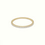 Classic Round Cut Diamond Eternity Ring — Yellow Gold