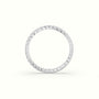 Round Diamond Eternity Wedding Ring — White Gold