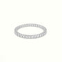 Round Diamond Eternity Wedding Ring — White Gold