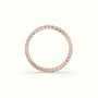 Round Diamond Eternity Wedding Ring — Rose Gold