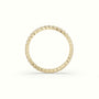 Round Diamond Eternity Wedding Ring — Yellow Gold