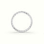 Shared Prong Diamond Wedding Ring — White Gold