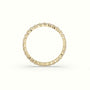 Shared Prong Diamond Wedding Ring — Yellow Gold