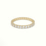 Shared Prong Diamond Wedding Ring — Yellow Gold