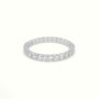 Shared Prong Diamond Wedding Ring — White Gold
