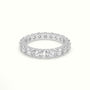 Diamond Eternity Wedding Ring — White Gold