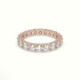 Diamond Eternity Wedding Ring — Rose Gold