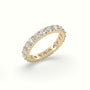 Diamond Eternity Wedding Ring — Yellow Gold