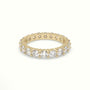 Diamond Eternity Wedding Ring — Yellow Gold