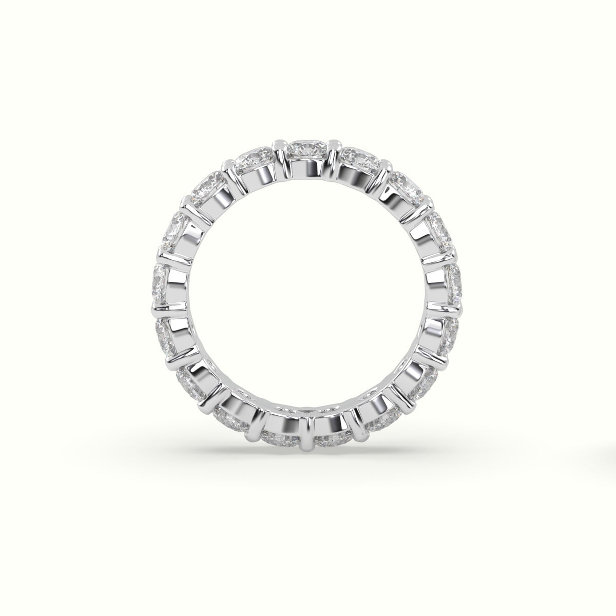Diamond Eternity Wedding Ring — White Gold