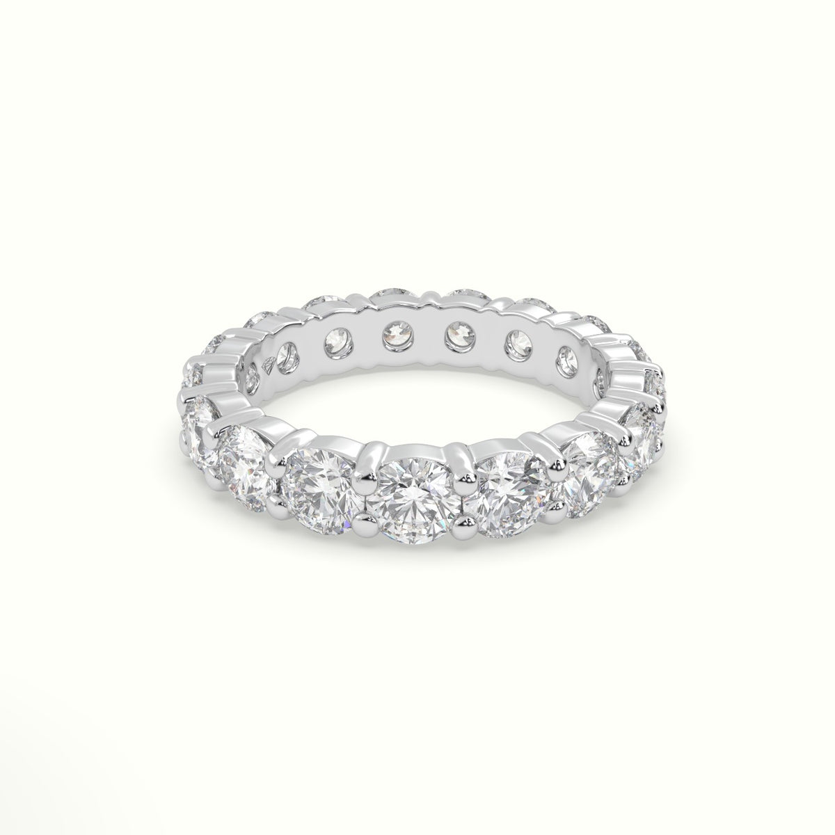 Diamond Eternity Wedding Ring — White Gold
