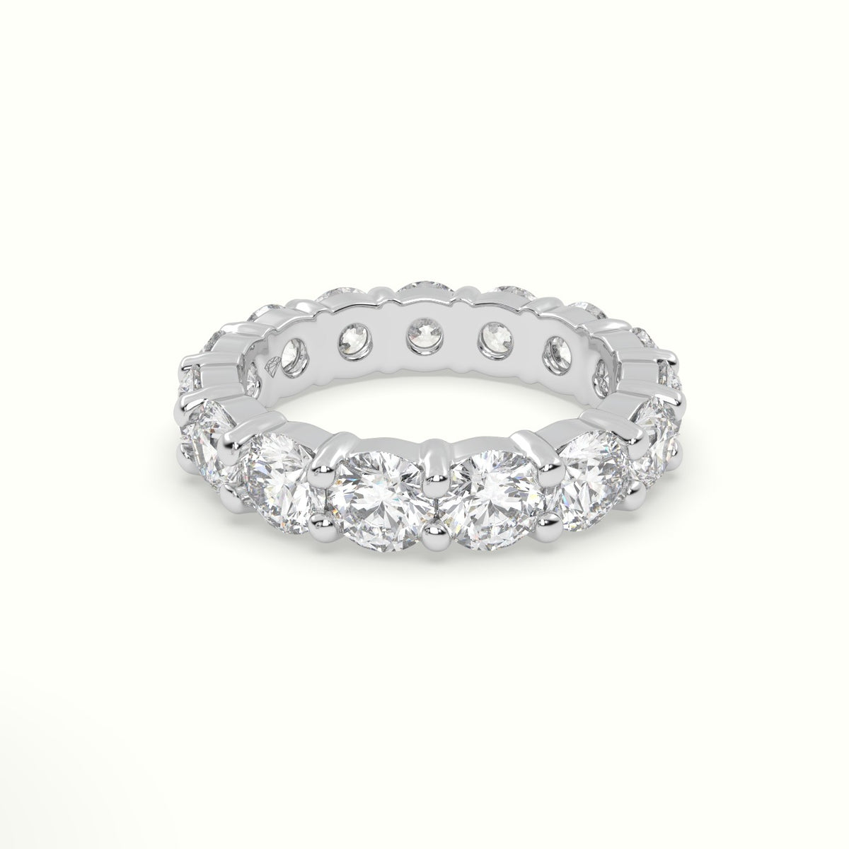 Diamond Eternity Wedding Ring — White Gold