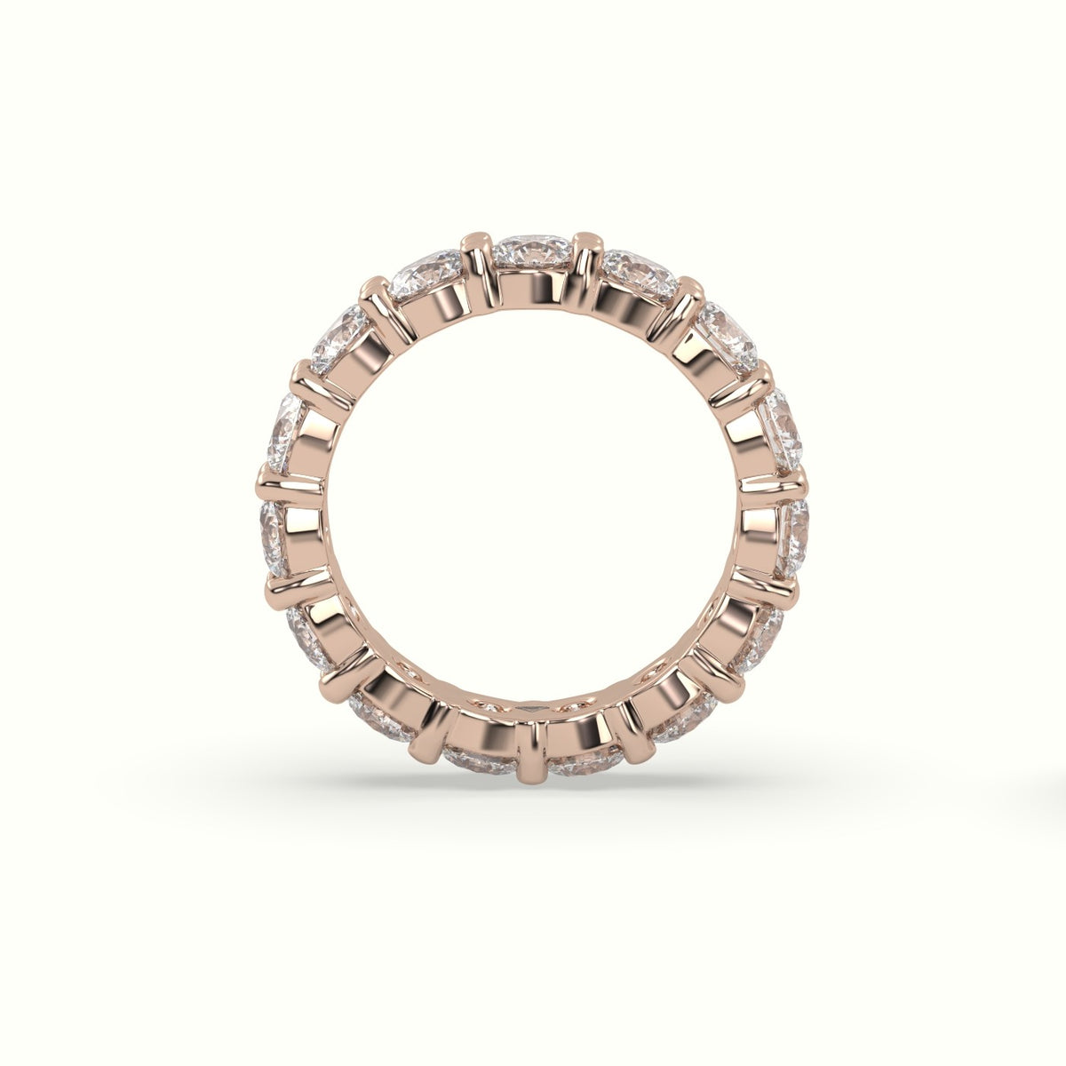 Diamond Eternity Wedding Ring — Rose Gold
