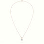 Heart Cut Solitaire Diamond Pendant — Rose Gold