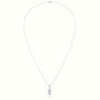 Marquise Cut Solitaire Diamond Pendant — White Gold