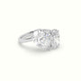 Oval & Pear Toi Moi Ring — White Gold