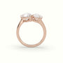Oval & Pear Toi Moi Ring — Rose Gold