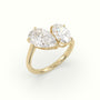 Oval & Pear Toi Moi Ring — Yellow Gold