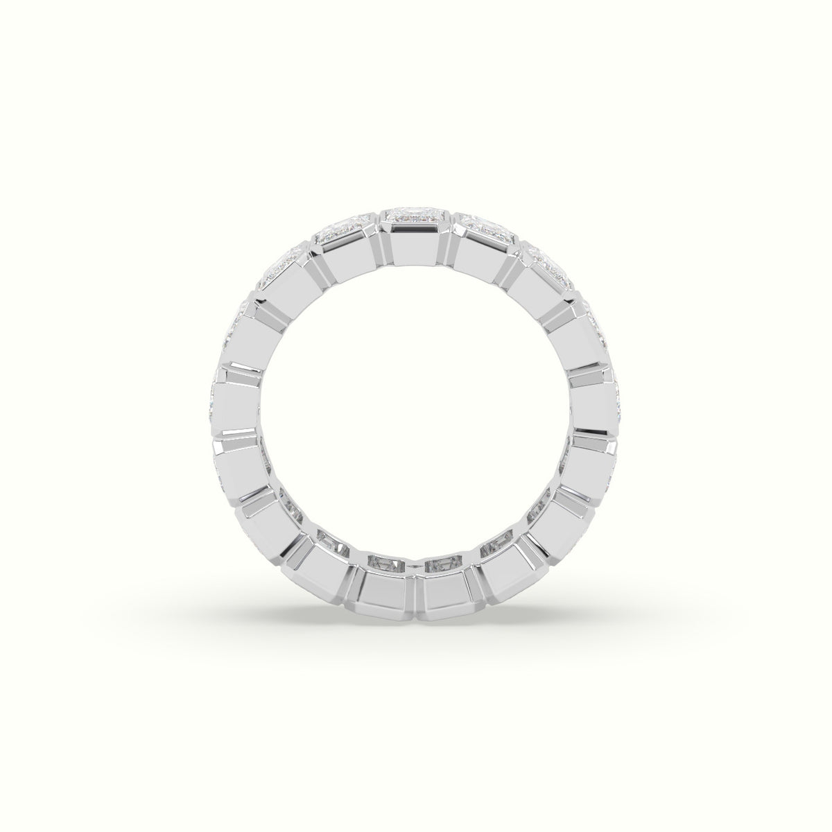 Diamond Eternity Wedding Ring — White Gold