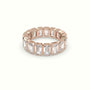 Diamond Eternity Wedding Ring — Rose Gold