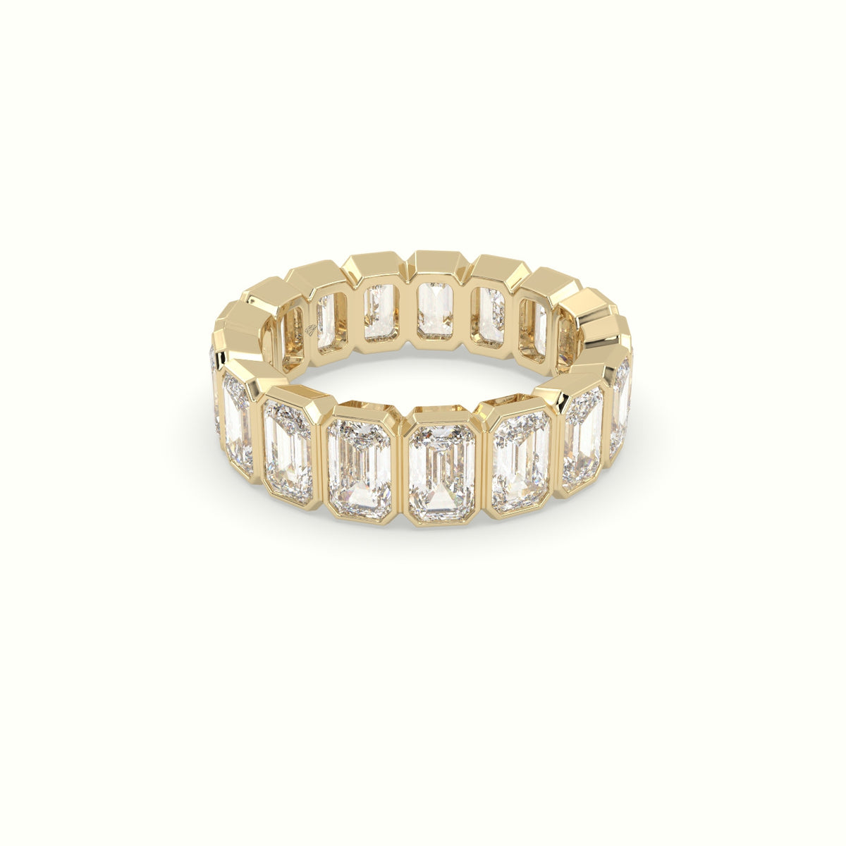 Diamond Eternity Wedding Ring — Yellow Gold