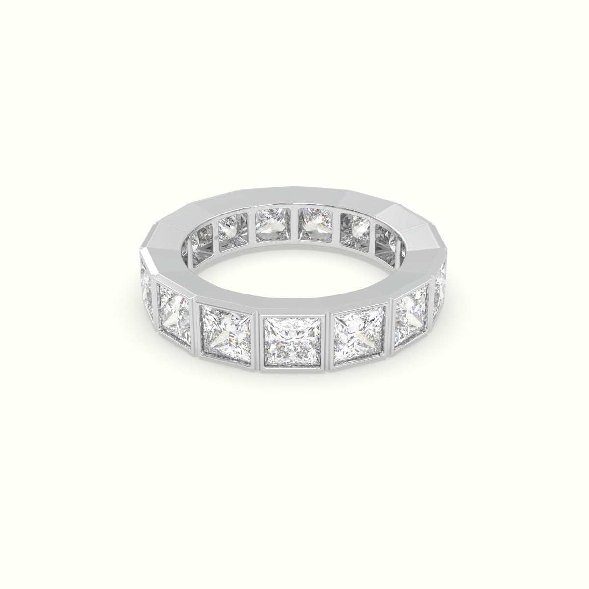 Diamond Eternity Wedding Ring — White Gold