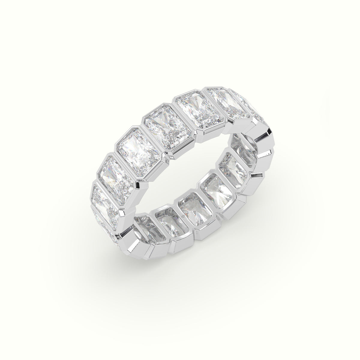 Diamond Eternity Wedding Ring — White Gold