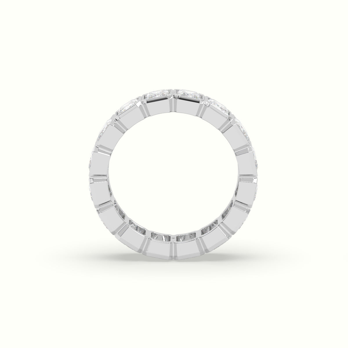 Diamond Eternity Wedding Ring — White Gold