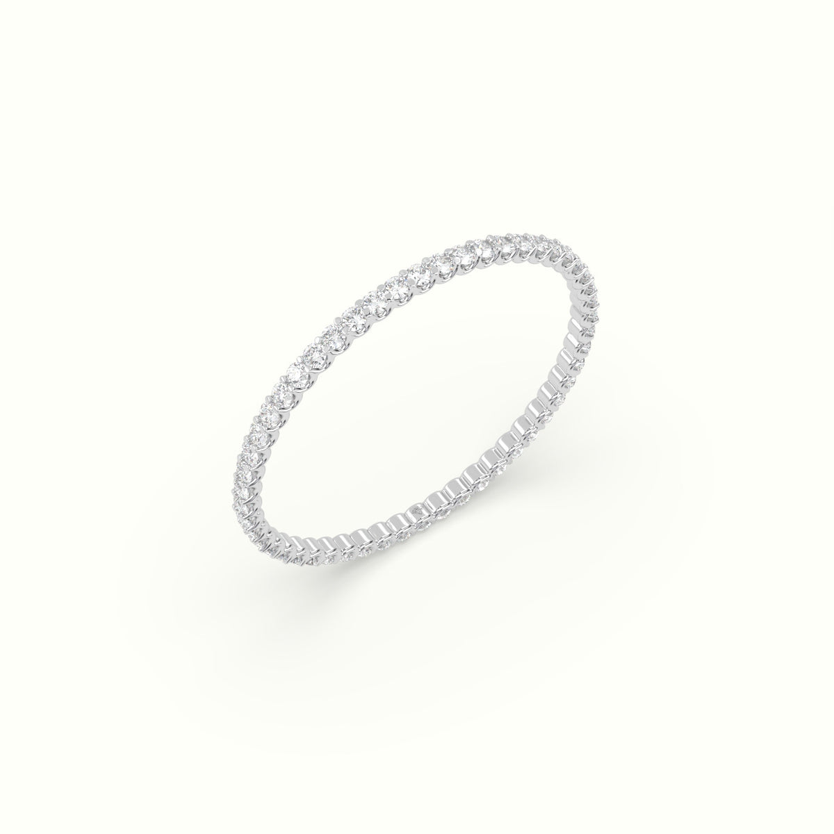 Diamond Eternity Wedding Ring — White Gold