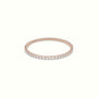 Diamond Eternity Wedding Ring — Rose Gold