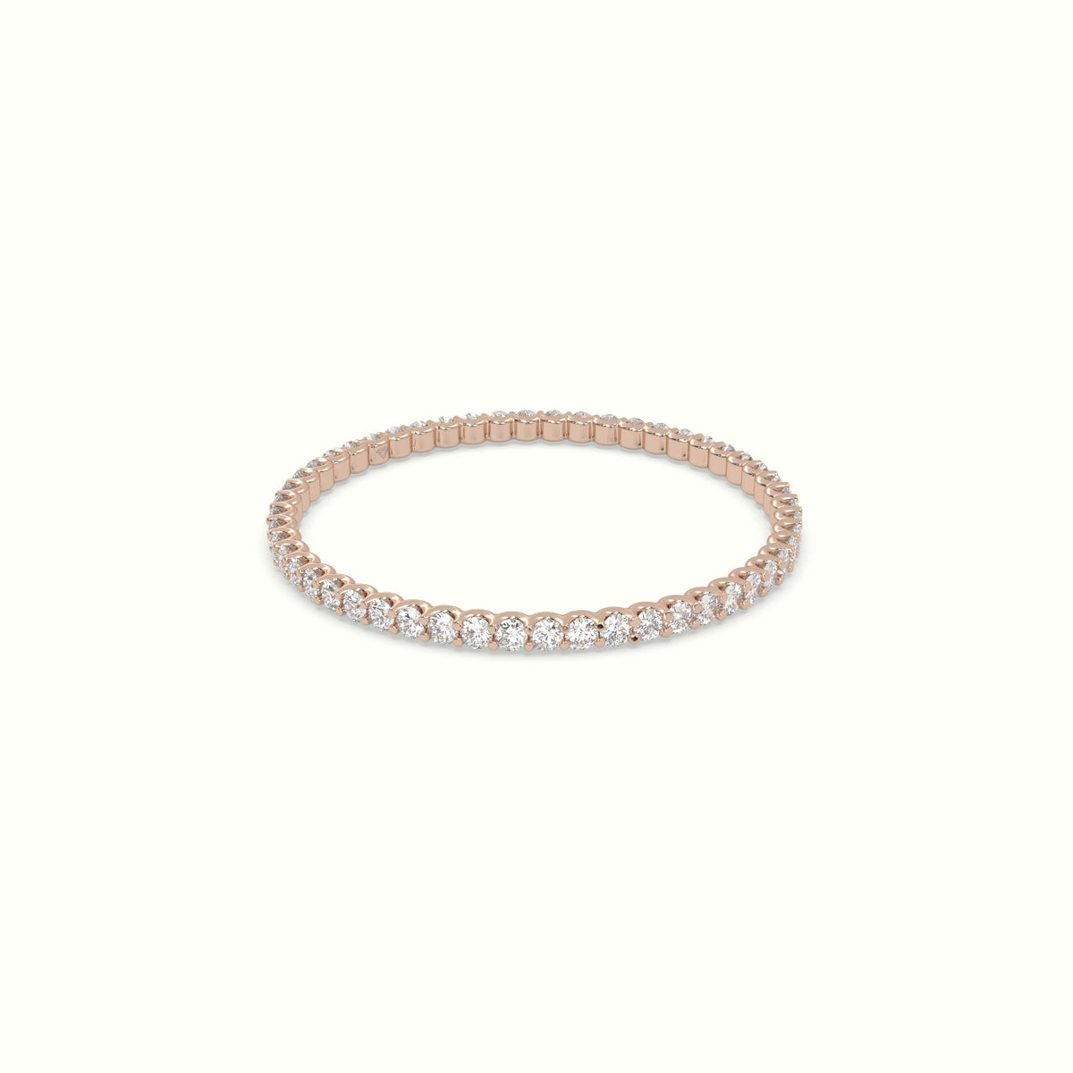Diamond Eternity Wedding Ring — Rose Gold