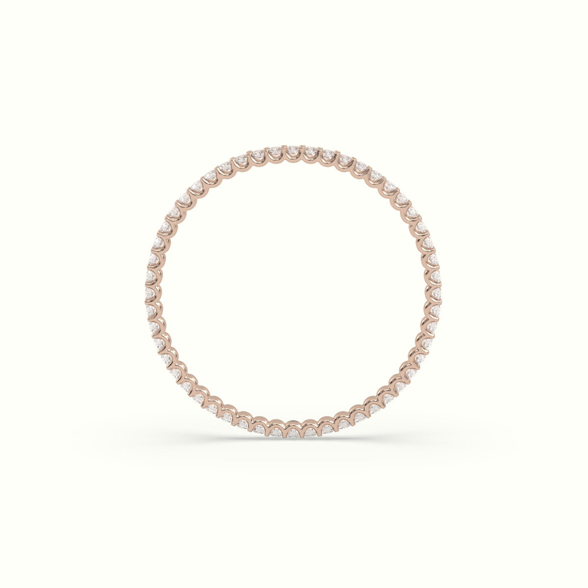 Diamond Eternity Wedding Ring — Rose Gold