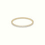 Diamond Eternity Wedding Ring — Yellow Gold
