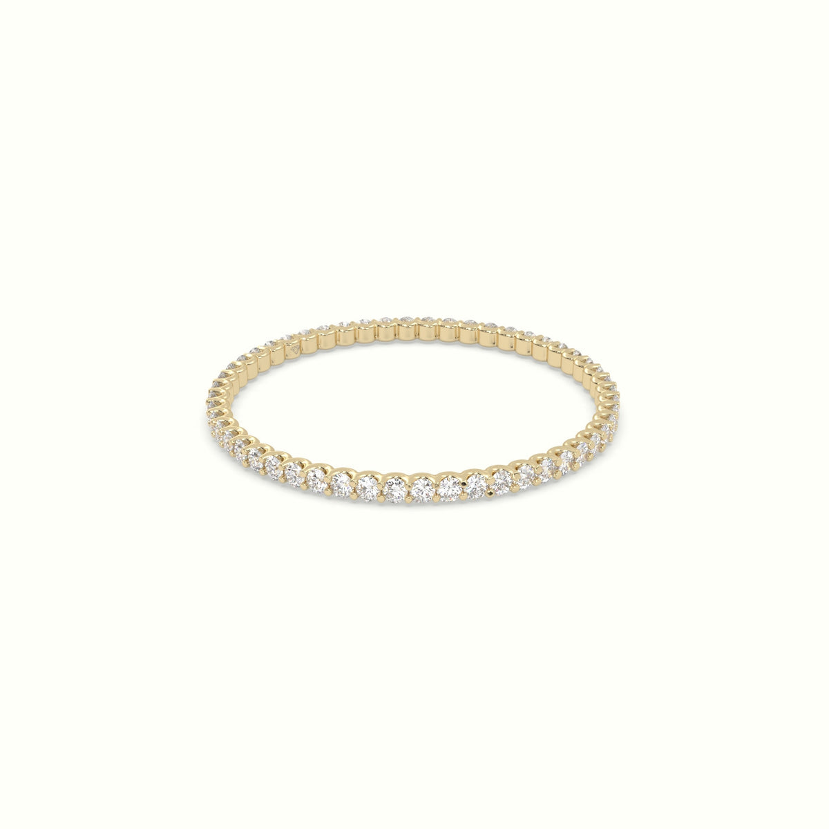 Diamond Eternity Wedding Ring — Yellow Gold