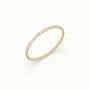 Diamond Eternity Wedding Ring — Yellow Gold