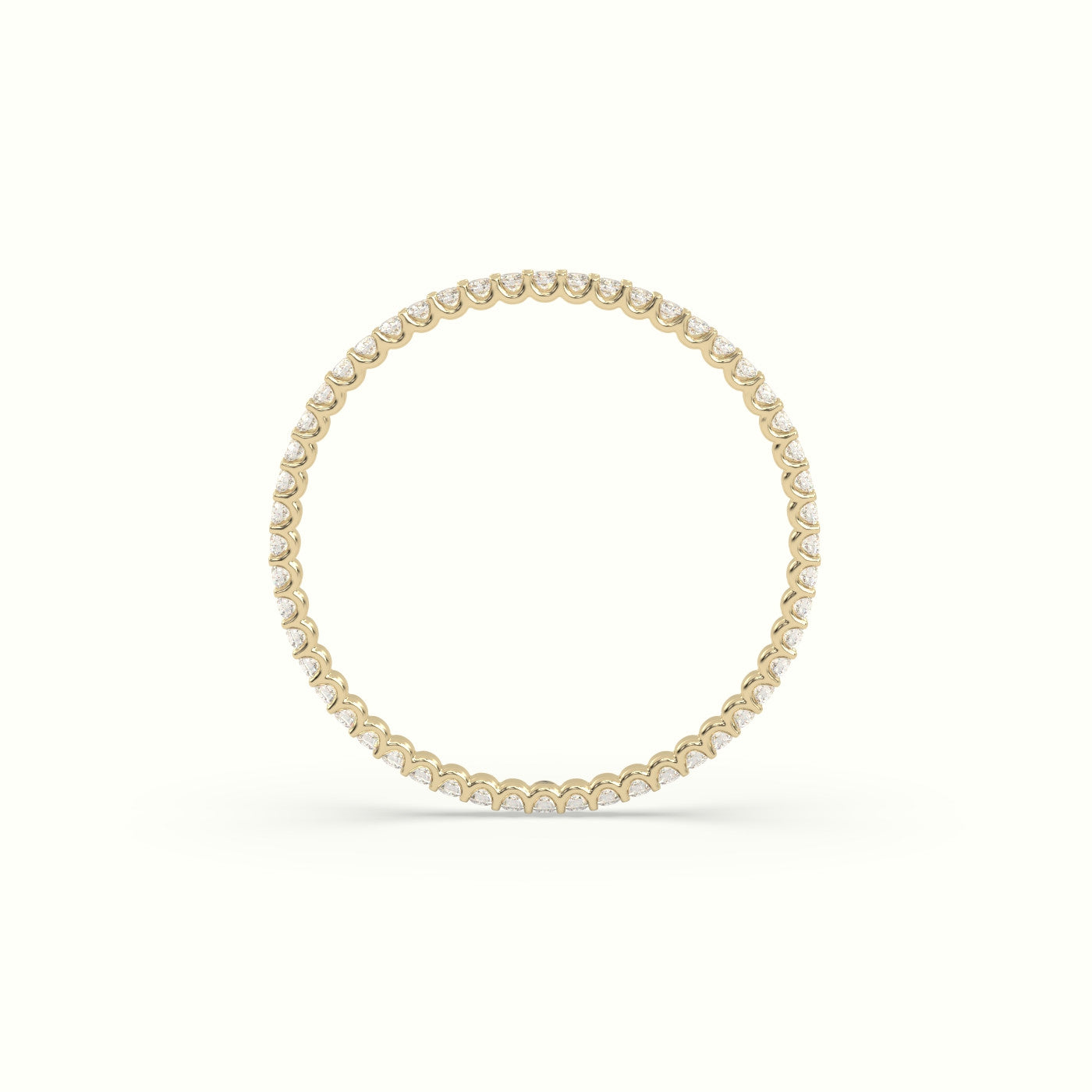 Diamond Eternity Wedding Ring — Yellow Gold