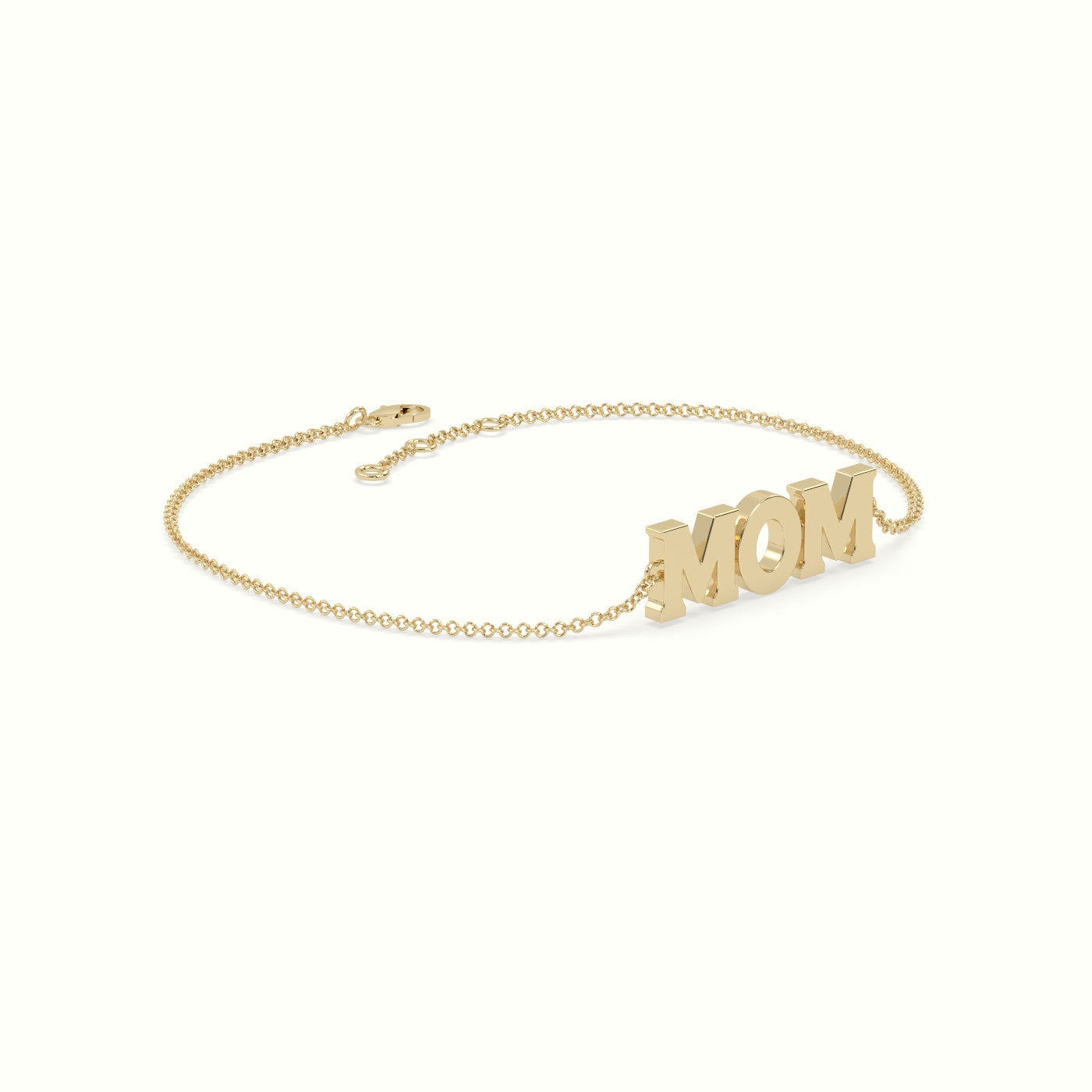 Mom Bracelet — Yellow Gold