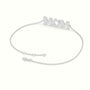 Diamond Mom Bracelet — White Gold