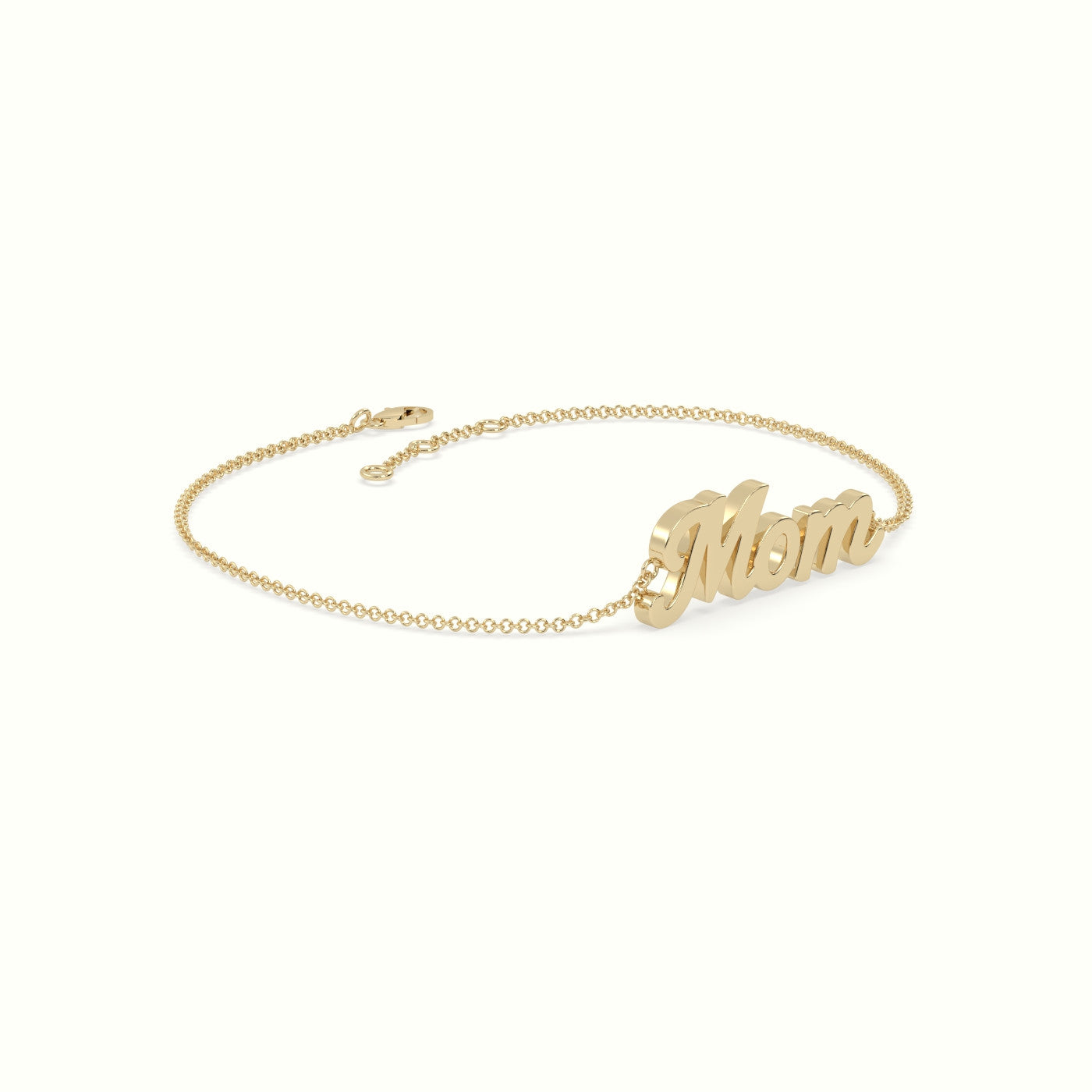Mom Bracelet — Yellow Gold