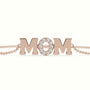 Mom Diamond Bracelet — Rose Gold