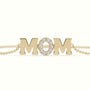 Mom Diamond Bracelet — Yellow Gold