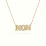 Mom Diamond Necklace — Yellow Gold