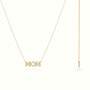 Mom Diamond Necklace — Yellow Gold