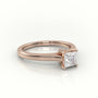 Princess Cut Diamond Solitaire Engagement Ring — Rose Gold