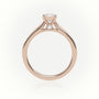Princess Cut Diamond Solitaire Engagement Ring — Rose Gold