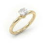 Exquisite Solitaire Diamond Engagement Ring — Yellow Gold